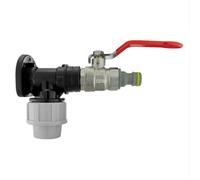 AP Supplies Wall Flange Kit 20mm Mdpe - Lever Valve & Snap On