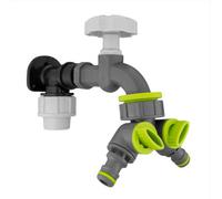 AP Supplies Wall Flange Kit 20mm Mdpe - Pp Bib Tap With Tap Splitter