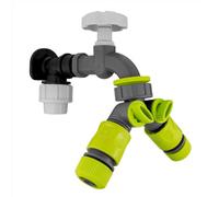 AP Supplies Wall Flange Kit 20mm Mdpe - Pp Bib Tap With Tap Splitter & Connectors