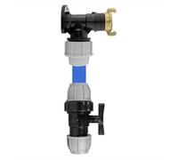 AP Supplies Wall Flange Kit 25mm MDPE, Valve, 3/4in BSP Geka