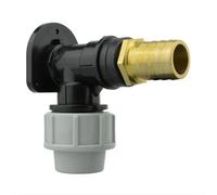 AP Supplies Wall Flange Kit 32mm Mdpe + 25mm Brass Barb