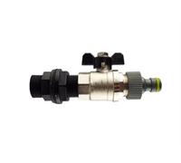 AP Supplies Water Butt Kit 1 Bsp With Metal Bib Valve And Quick Connect Outlet