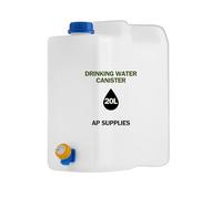 AP Supplies Water Carrier Jerry Can with Tap, 20L, Camping & Caravan