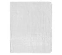 AP Supplies Waterproof Tarpaulin 6m x 8m, White 90gsm Medium Duty | M-Grade Tarp Sheet Cover & Groundsheet, 12mm Eyelets Every 1m, Hemmed Edges, Reflects Sunlight