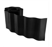 AP Supplies Wavy Plastic Garden Lawn Edging, Height - 10Cm, Length - 9M, Black
