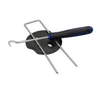 AP Supplies Weed Control Membrane Pegs With Buffer Washers & Hook Tool, 6"/150mm Metal Ground Anchors For Landscaping Fabric (Pack Of 150)