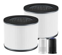 AP-T10FL Replacement Filter for HoMedics AP-T10-BK and AP-T10-WT Air Purifie-r, 360-Degree Efficient HEPA AP-T10 Filter, 2 Pack