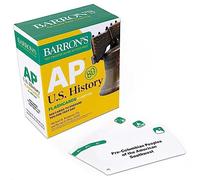 AP U.S. History Flashcards, Fifth Edition: Up-to-Date Review + Sorting Ring for Custom Study (Barron's AP Prep)