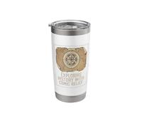 AP World History Student Exploring History with Relief Stainless Steel Insulated Tumbler