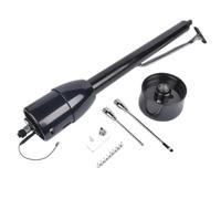 AP03 30 Inch Steering Column Floor Shift Tilt Manual Compatible With 9 Hole | Black Finish; No Key Included; Fits 9 Hole Adapter Applications