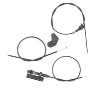 AP03 3PCS Engine Bowden Cable Hood Release Wire, Fits for BMW, E39 525i 528i 530i 540i M5 51238176595 51238176596 51238190754 Car Bonnet Release Cable
