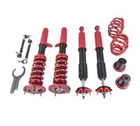 AP03 Red Coilovers Suspension Kit Compatible With BMW 3 Series E46 | Fits 320i 323i 325i 328i; Features Adjustable Height Shocks