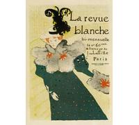 AP16 Vintage 1895 La Revue Blanche Toulouse-Lautrec French Advertisement Poster Re-Print - A3 (432 x 305mm) 16.5" x 11.7"