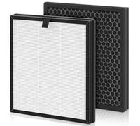 AP303 AP304 Replacement Filters, Compatible with DAYETTE ＆ FRESHDEW Air Purifier AP303/AP304/AP308, HEPA Filter with Activated Carbon, 2 Pack (Original Filter)