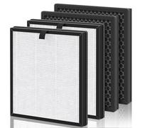 AP303 AP304 Replacement Filters, Compatible with DAYETTE ＆ FRESHDEW Air Purifier AP303/AP304, H14 HEPA Filter with Activated Carbon, 4 Pack (Original Filter)