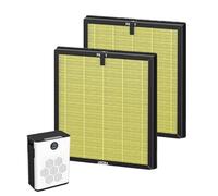 AP303 AP304 Replacement Filters Perfect for DAYETTE & FRESHDEW AP303/AP304 Air Purifiers. Premium HEPA 3-Stage Pet-Friendly Filtration (2 Pack Yellow)