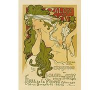 AP31 Vintage 1896 Mars-Avril French Art Exhibition France Advertising Poster Re-Print - A1 (841 x 610mm) 33" x 24"
