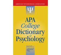 APA College Dictionary of Psychology