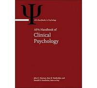 APA Handbook of Clinical Psychology, 5 Volume Set (APA Handbooks in Psychology (R))