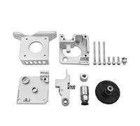 APAAZO All Metal Titan Aero Extruder Upgraded 1.75mm Silver/black Feeder Compatible With Bowden Direct Drive Artillery Prusa I3 3D Printer Parts (Color : Only Titan Extruder, Size : Sliver)