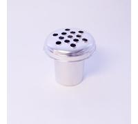 APAC 13CM MEMORIAL GRAVE VASE, CONTAINER GRAVE POT INSERT, ALUMINIUM.