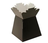 APAC 5 x Black Living Vase Flower Box Flower Bouquet Transporter, Sweet Tree Box