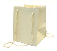 APAC Ivory Florist Hand Tied, Porto Bag, Flower, Plant, Gift Bag, 25cm x 19cm
