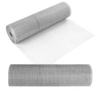 APACALI 1 Pack 400mm x 9m Rodent Mesh, Galvanised Wire Mesh Roll, Rat Wire Mesh, Fine Wire Mesh for Vents Cover Home Kitchen Garden, Silver