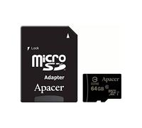 Apacer Micro SDXC Memory Card with SD Adaptor Class 10 UHS-1 64 GB