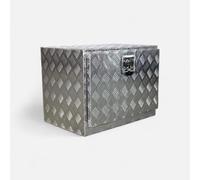 Apache 120L Lockable Aluminium Drop Front Opening Storage Chest Tool Box L 2′ x W 1′5" x H 1′6" / L 610mm x W 430mm x H 455mm
