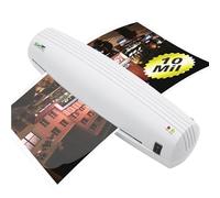 Apache 3-10 Mil Capable Laminator A3 13 Inch Wide, 2X Speed for 3 Mil, Much Better Seal for 5 Mil, Laminates Thick Cards, Thermal Laminating Machine, Simple Reliable Compact Design +(5) 10 Mil Pouches