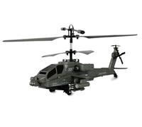 Apache AH-64 Helicopter Coaxial 3.5 Channel RTF with Remote Control, Battery, Charging Cable, 250 mm, Dark Green