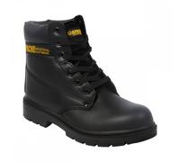 Apache AP300 6 Eye Safety Boot Black UK3 Shoe Size: UK3, Colour: Black UK3