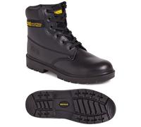 Apache S3 black leather steel toe/midsole safety work boot #AP300