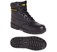 Apache AP300 6 Eye Safety Boot Black UK12 Shoe Size: UK12, Colour: Bla UK12