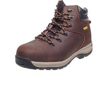 Apache AP31 Nubuck Water Resistant Safety Hiker Boots Brown Size 9