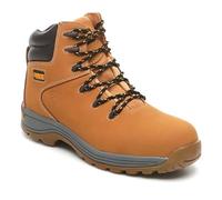 Apache AP314CM Nubuck Safety Boot | Size 10 UK | Steel Toe Cap | Water Resistant | Lightweight Padded Tongue and Collar | S3 SRC and HRO Safety Approved