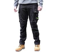 Apache ATS Flex Slim Fit Pro Stretch Work Trousers with Holster Pockets Black