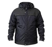 Apache ATS Waterproof Workwear Padded Jacket | Black Size XXL (52inch) | Durable Material Panels | Multi Pocket Features | Removable Strom Hood