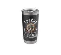 Apache Blood Roots Headdress Native American Apache Nation Stainless Steel Insulated Tumbler