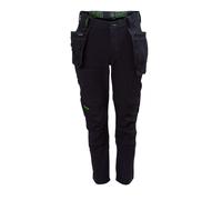 Apache Footwear Work Trousers Calgary - 4-Way Stretch Slim Fit Cordura Cargo Black 30W x 33L