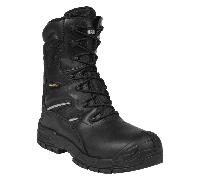 Apache Combat Non Metallic High Leg Safety Boot Black UK5 Shoe Size: U UK5