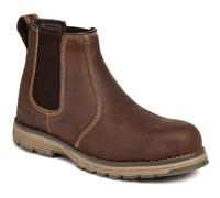 Apache Flyweight Dealer Water Resistant Safety Boots Brown Size 9