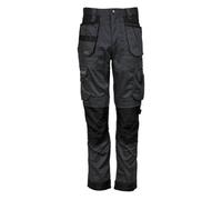 Apache Industrial Wear Ats Grey & Black Men's Holster Pocket Trousers, W30" L31"
