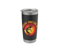 Apache Junction Arizona Dancing Kokopelli Southwest Design Stainless Steel Insulated Tumbler
