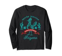 Apache Junction Arizona Roadrunner Vintage Cactus Souvenir Long Sleeve T-Shirt