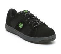 Apache Kick Suede Safety Trainer Steel Toe Cap Work Shoes Black UK 9