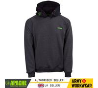 Apache Kingston Heavyweight Hoody Mens Work Sweatshirt Grey/Black