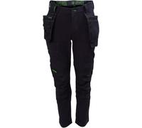 Apache Men's SlimFit Work Utility Pants, Calgary Stretch Trouser, L29/ W40 Black