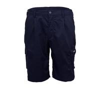Apache Men's Work Navy Shorts | Banff Lightweight Cargo Short | Navy 32 Waist UK | Elasticated Waist | Durable Triple Stitch | Multi Pocket Features